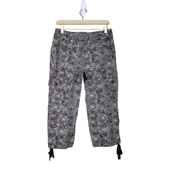 Chico's Womens S Cropped Drawstring Cuff Cargo Pants - Picture 2 of 11